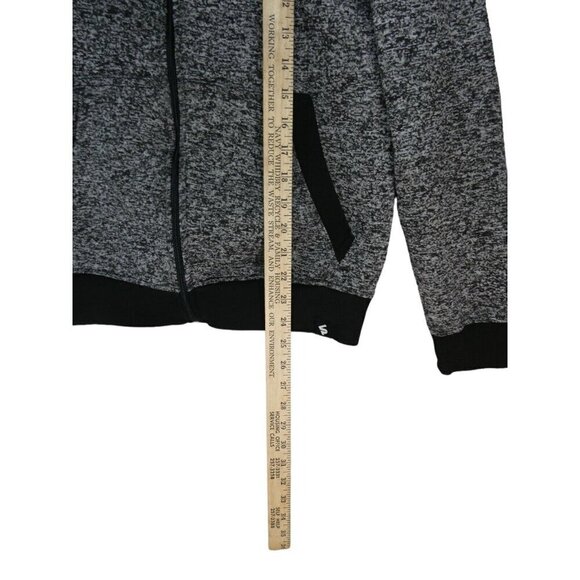 Southpole‎ Hoodie Womens Size M Y2K Hooded Sweatshirt Full Zip Patch Logo - Picture 10 of 12